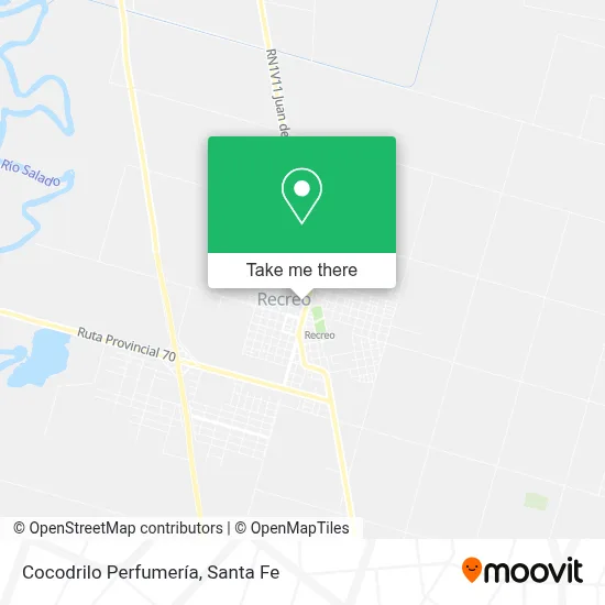 Cocodrilo Perfumería map