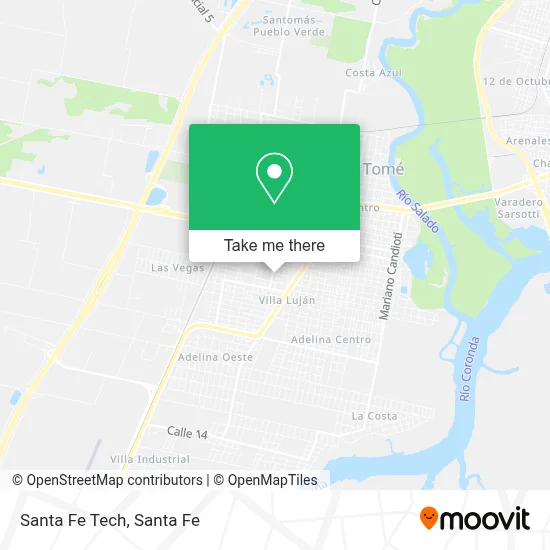 Santa Fe Tech map