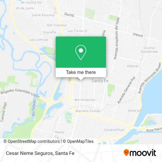 Cesar Neme Seguros map