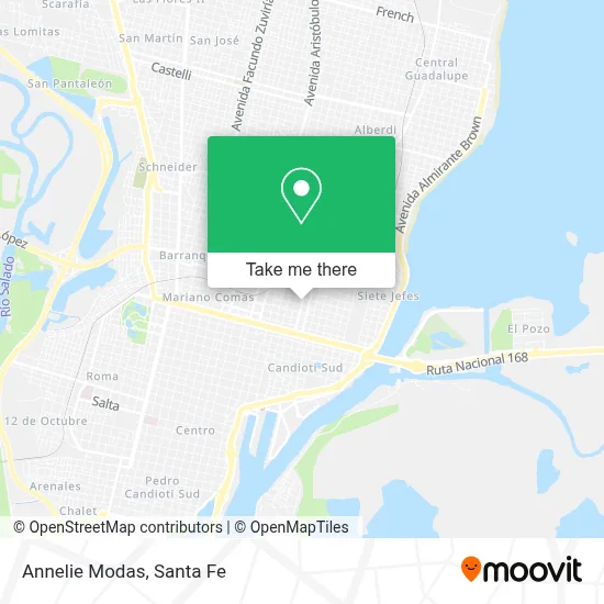 Annelie Modas map