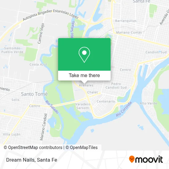 Dream Nails map