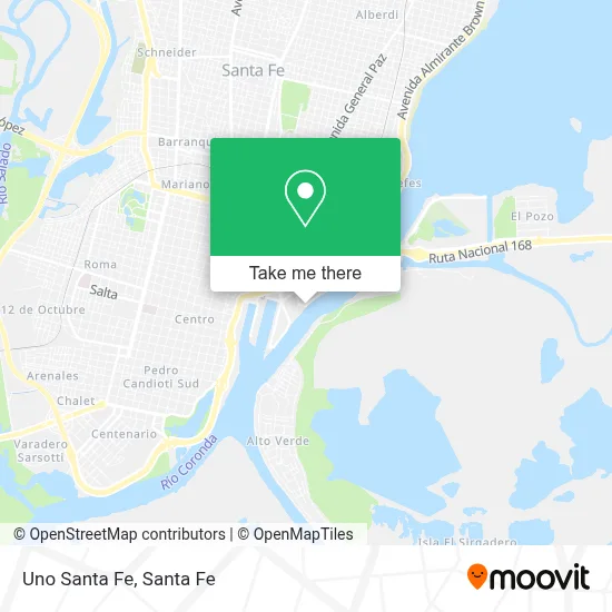 Uno Santa Fe map