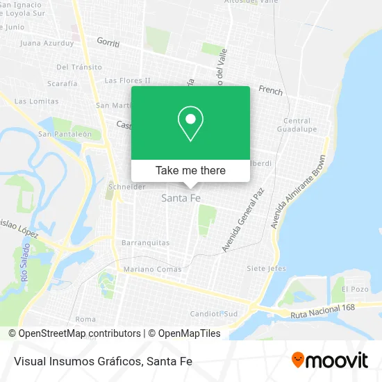 Visual Insumos Gráficos map
