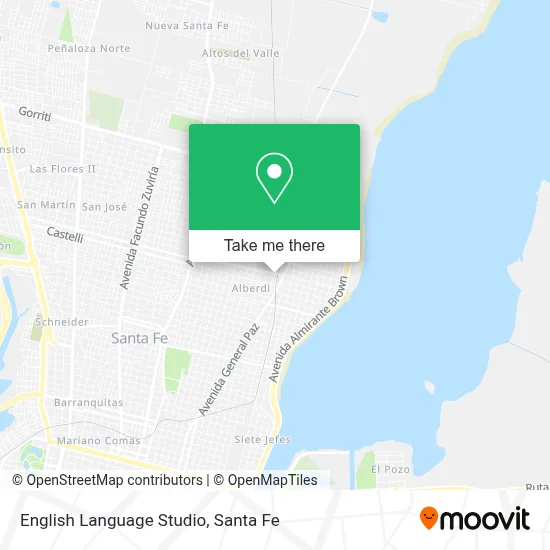 English Language Studio map