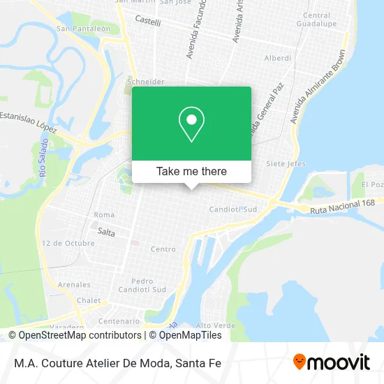 M.A. Couture Atelier De Moda map
