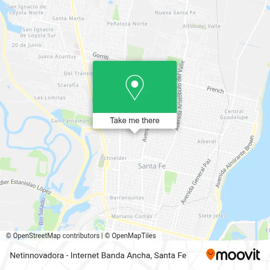 Netinnovadora - Internet Banda Ancha map