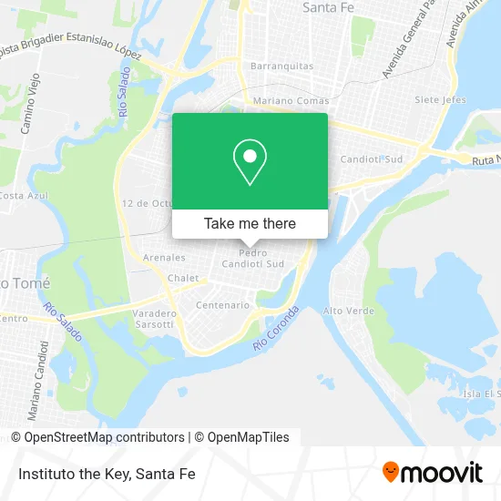Instituto the Key map