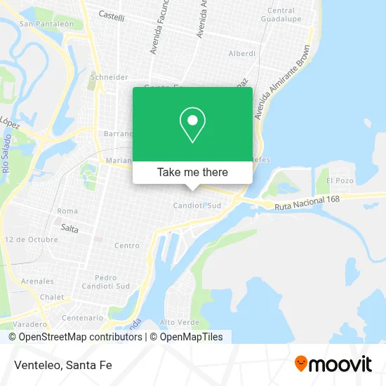 Venteleo map