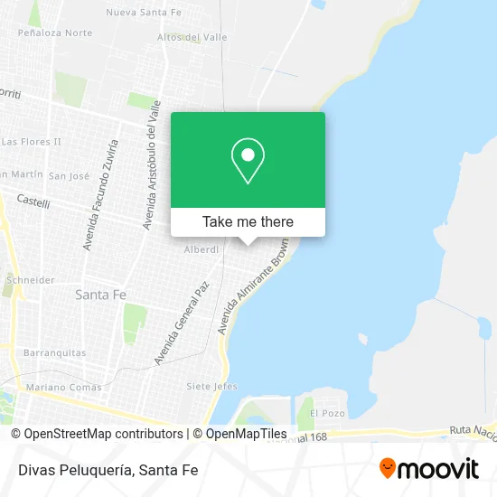 Divas Peluquería map