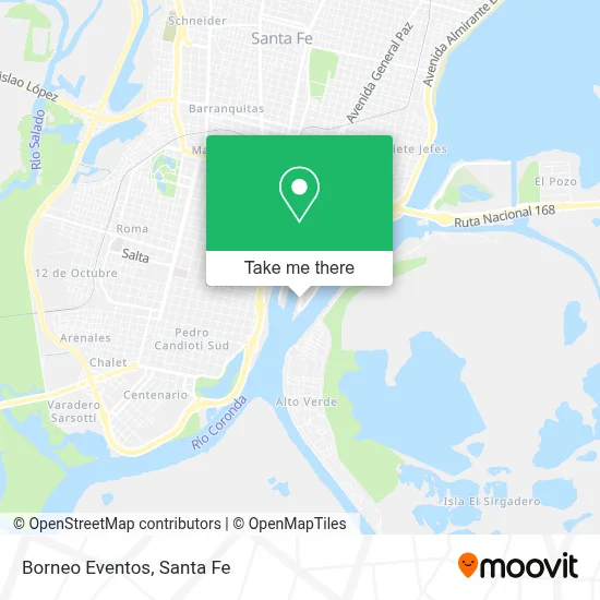 Borneo Eventos map
