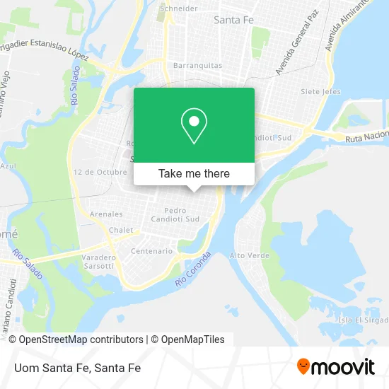 Uom Santa Fe map