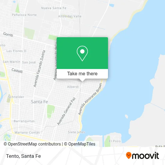 Tento map