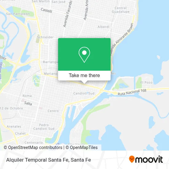 Alquiler Temporal Santa Fe map