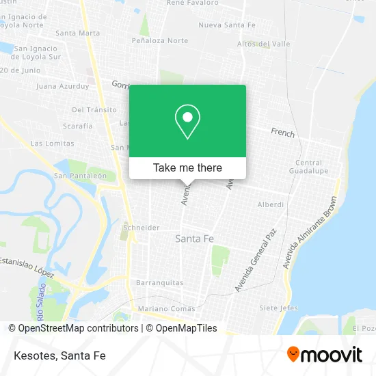 Kesotes map