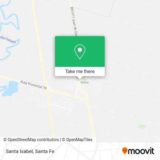Santa Isabel map