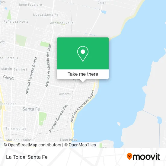 La Tolde map