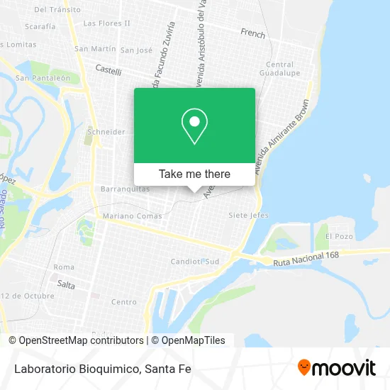 Laboratorio Bioquimico map