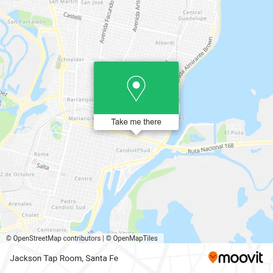 Jackson Tap Room map
