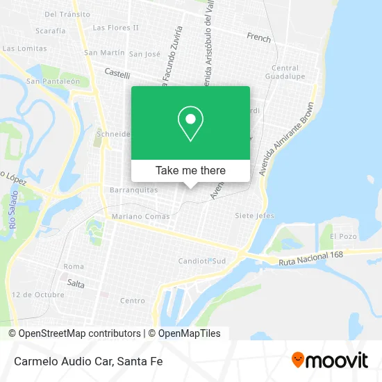 Carmelo Audio Car map