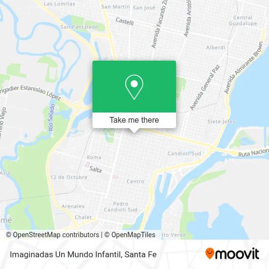 Imaginadas Un Mundo Infantil map