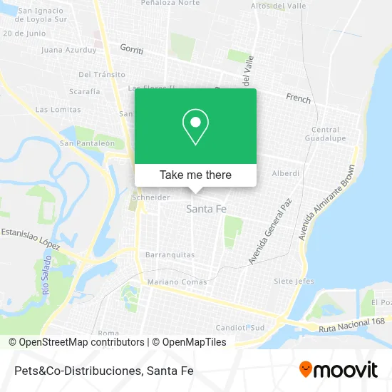 Pets&Co-Distribuciones map