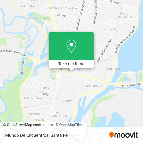 Mundo De Encuentros map