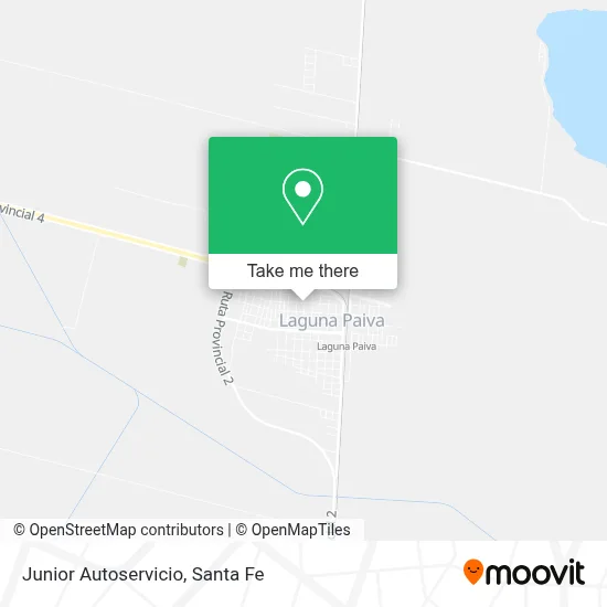 Junior Autoservicio map
