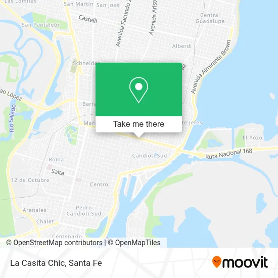 La Casita Chic map