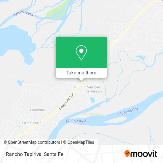 Rancho Tapiriva map