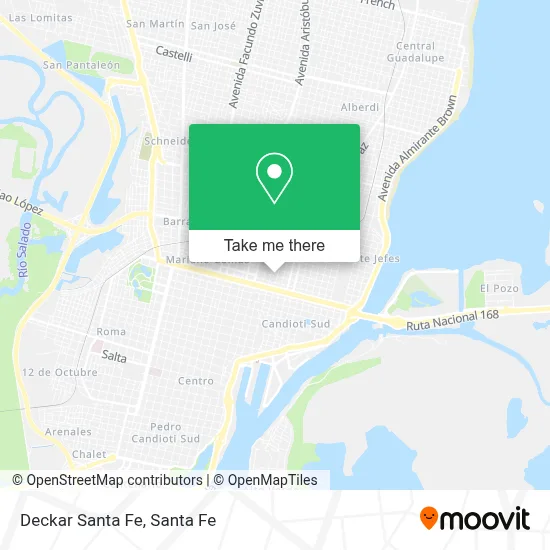 Deckar Santa Fe map