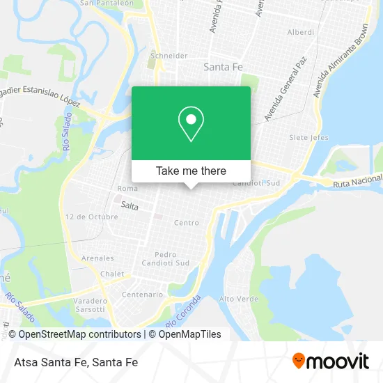 Atsa Santa Fe map