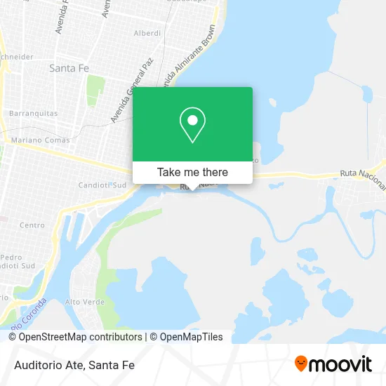 Auditorio Ate map