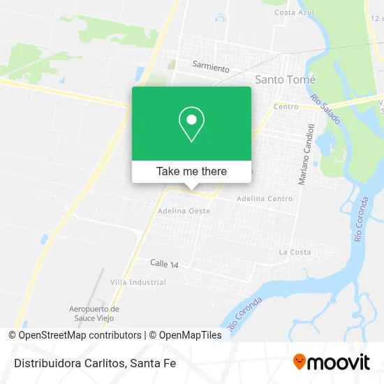 Distribuidora Carlitos map