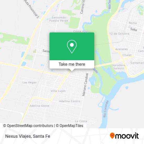 Nexus Viajes map