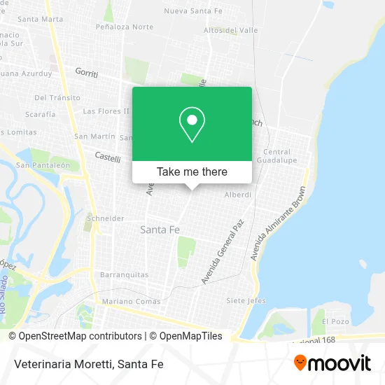 Veterinaria Moretti map