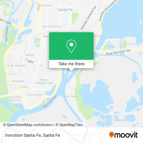 Inmotion Santa Fe map