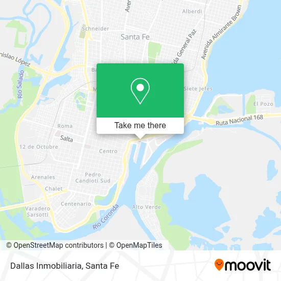 Dallas Inmobiliaria map