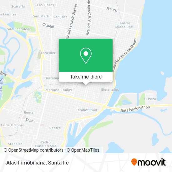 Alas Inmobiliaria map