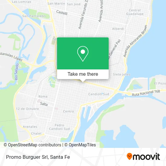 Promo Burguer Srl map
