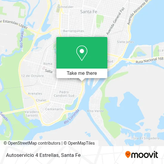 Autoservicio 4 Estrellas map