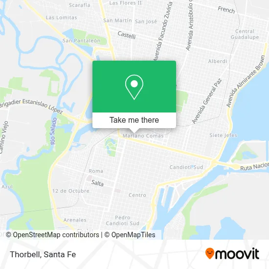 Thorbell map