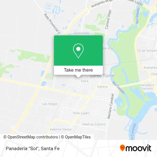 Panaderia "Sol" map