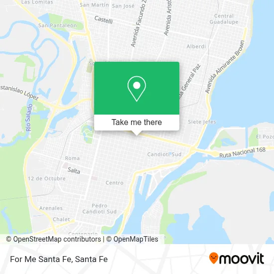 For Me Santa Fe map