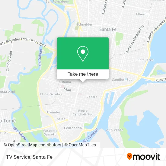 Tv Servis map