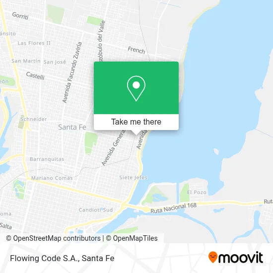 Flowing Code S.A. map