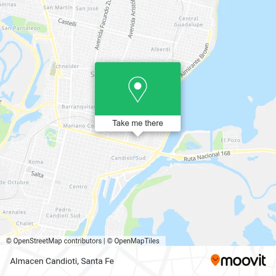 Almacen Candioti map