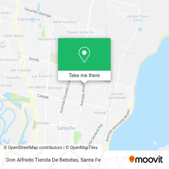 Don Alfredo Tienda De Bebidas map
