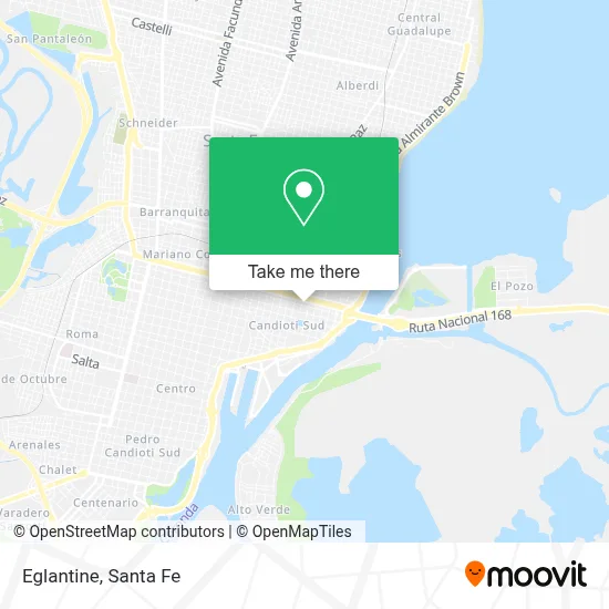 Eglantine map
