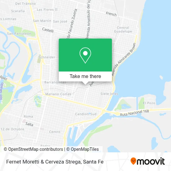 Fernet Moretti & Cerveza Strega map