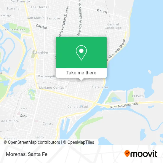 Morenas map